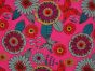 Floral Starburst Viscose Print, Pink