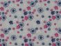 Flower Party Polycotton Print, White