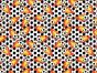 Football Cotton Print, Fire Shot