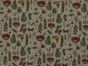 Forest Forager Cotton Print, Beige