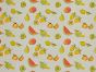 Fruit Salad Cotton Curtain Fabric, Butterscotch