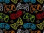 Gamer Series Cotton Print, Controller Sketch