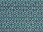 Geometric Honeycomb Cotton Print, Turquoise