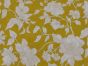 Golden Bloom Gold Foil Cotton Lawn Print, Mustard