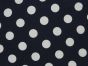 Grosgrain Polka Dot, Navy