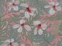Hanging Hibiscus Stretch Cotton Linen Print, Blush
