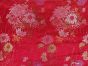 Haujin Chinese Brocade, Bloom, Red