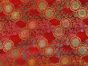 Haujin Chinese Brocade, Lily, Red