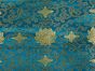 Haujin Chinese Brocade, Royal Motif, Teal