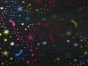 Halloween Polyester Foil Knit, Stars