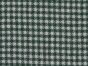 Houndstooth Brushed Wool Look Cotton Rich Blend, Green