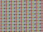 Houndstooth Check Cotton Print, Multi