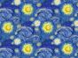 Iconic Art Cotton Print, Starry Night