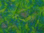 Indian Batik Cotton, Botanic Swirl, Emerald