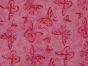 Indian Batik Cotton, Flutterberry Swirl, Pink