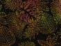Indian Batik Cotton, Jungle Leaves, Mango