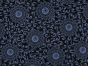 Indigo Bloom Swirl Viscose Print, Blue