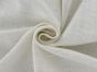 Indus Chalk Linen Blend Curtain Fabric, Snow