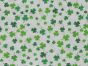 Irish Charm Cotton Print, Floating Clovers