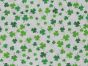 Irish Charm Cotton Print, Floating Clovers