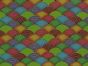 Isumi Japanese Foil Cotton Print, Twilight Waves, Rainbow