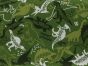 Jurassic Dinosaurs Cotton Print, Moss
