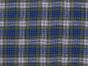 Keady Baron Plaid Irish Linen, Blue White Green