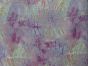 Leafy Batique Print Linen Blend, Blue