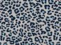 Leopard Print Brushed Cotton Rich Winceyette, Blue