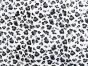 Leopard Spots Printed Double Gauze, White