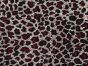 Leopards Spots Printed Cotton Corduroy, Red