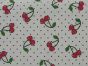 Lightweight Linen Look Canvas, Cherry Spot