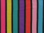 Lightweight Polyester Jersey, 3cm Rainbow Stripe