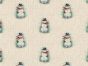 Linen Look Printed Panama, Christmas Snowman