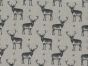 Linen Look Printed Panama Country Animals, Stag
