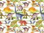 Lost World Dinosaurs Cotton Print