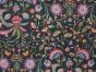 Marlowe Printed Velvet, Charcoal
