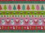 Merry Christmas Stripe Cotton Print