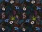 Midnight Bloom Cotton Print, Navy