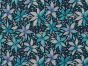 Midnight Blooms Viscose Challis Print, Blue