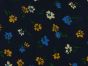 Midnight Wildflowers Viscose Print, Navy