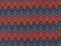 Milano Zig Zag Chevron Lace, Tropical Ember