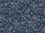 Mini Floral Garden Printed Chambray, Mid Blue