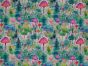 Mushroom Forest Cotton Print, Green