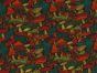 Mushroom Meadow Cotton Print, Green