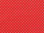 Pea Spot Polycotton Print, Red