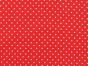 Pea Spot Polycotton Print, Red