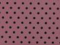 Pea Spot Viscose Jersey Rose