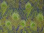 Peacock Feather Cotton Lawn Print, Royal