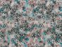 Petal Etching Cotton Satin Print, Sky Blue